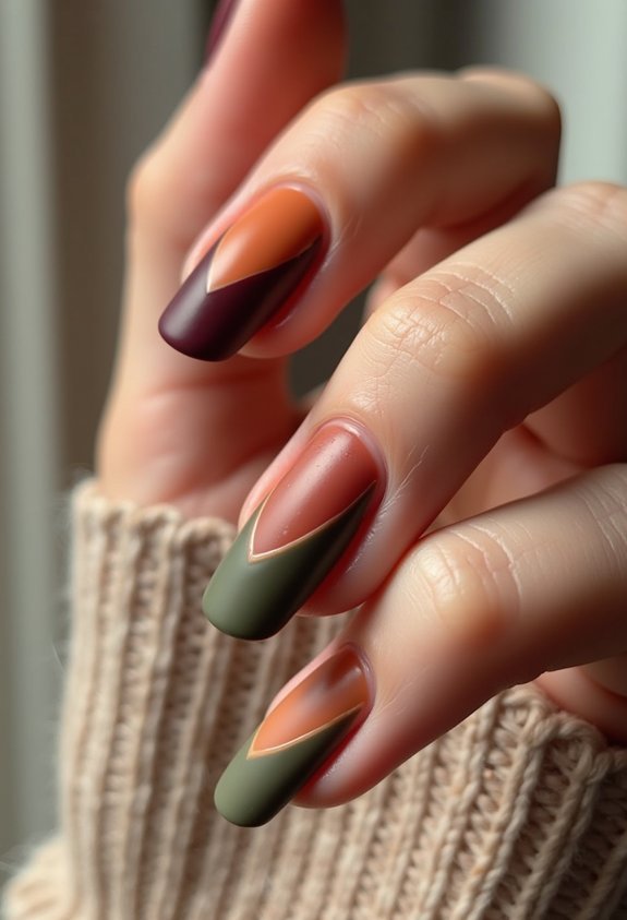 autumn french tip mixology