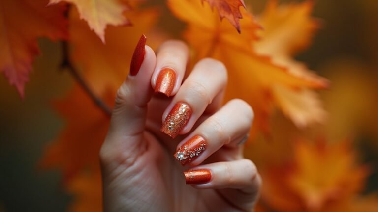 autumn nail art inspiration ideas