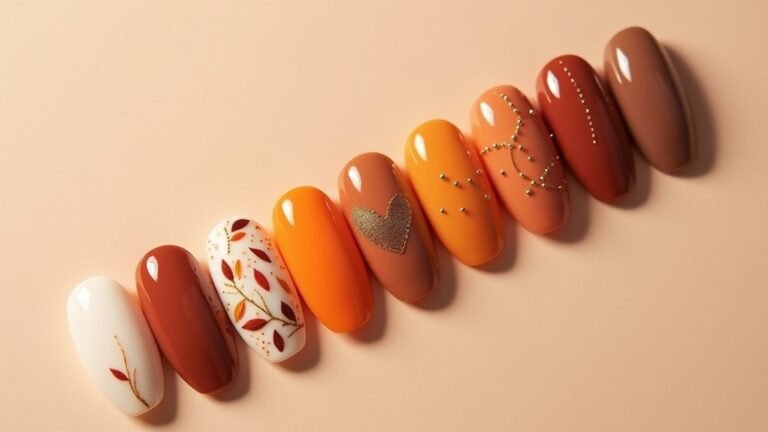 beginner friendly fall nail designs