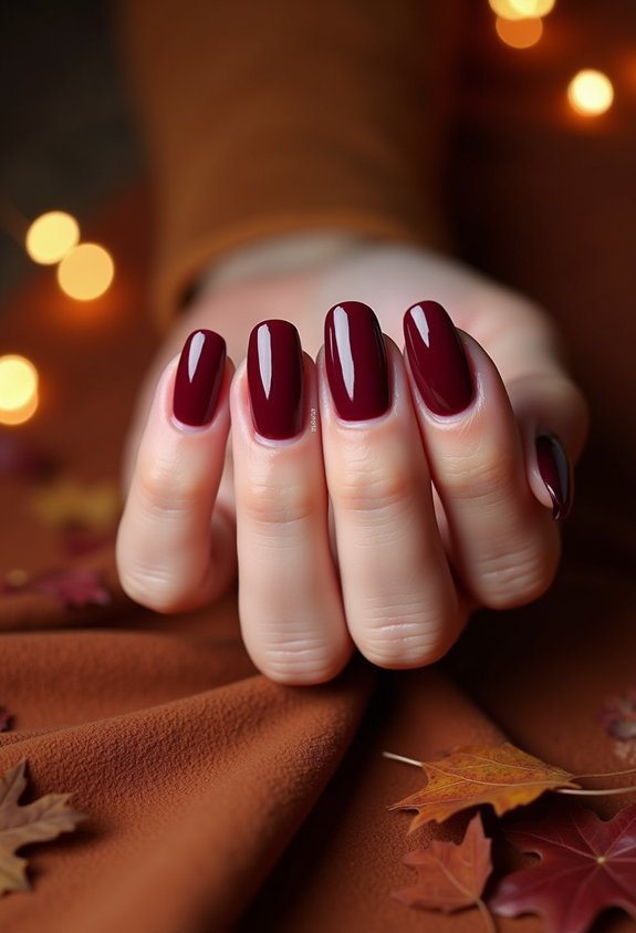 choose burgundy by undertone