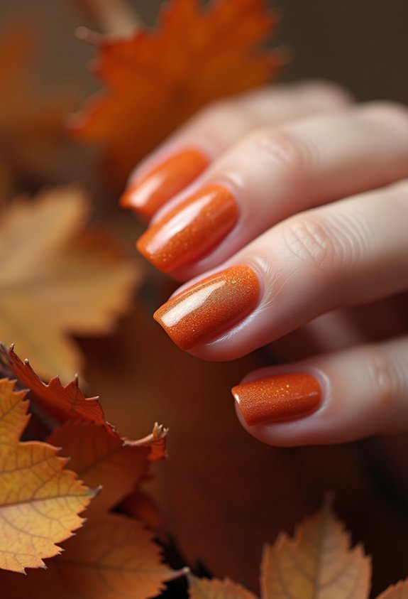 cinnamon toasted pumpkin nail shade