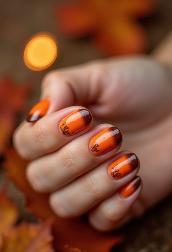 citrus orange espresso accents