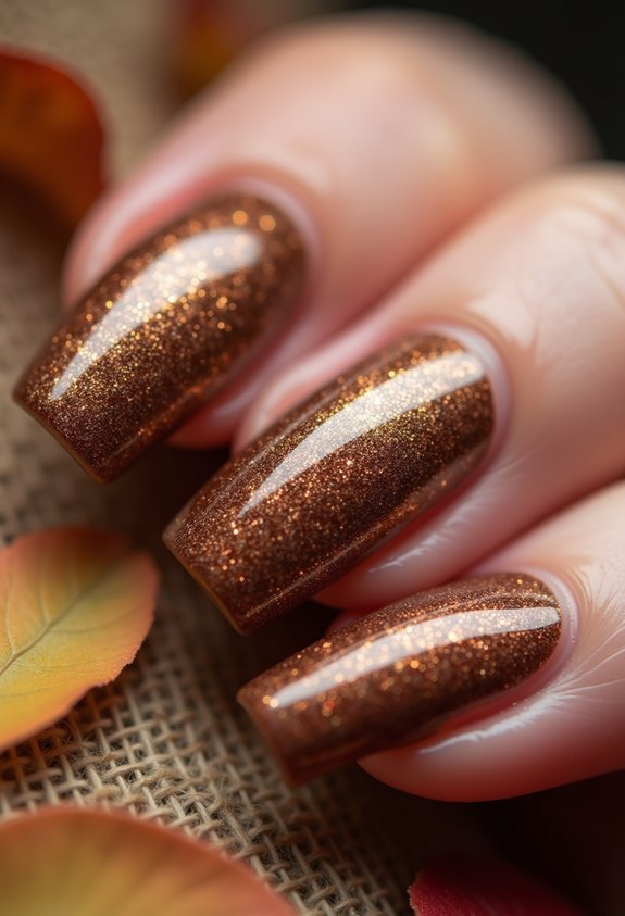 espresso to chestnut bronze ombre
