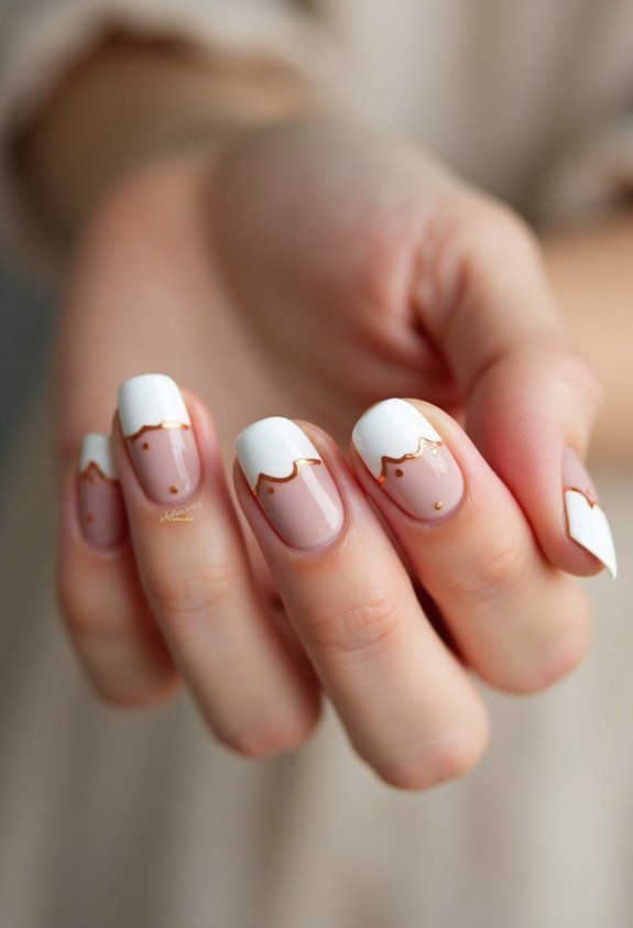 fall french tip color guide