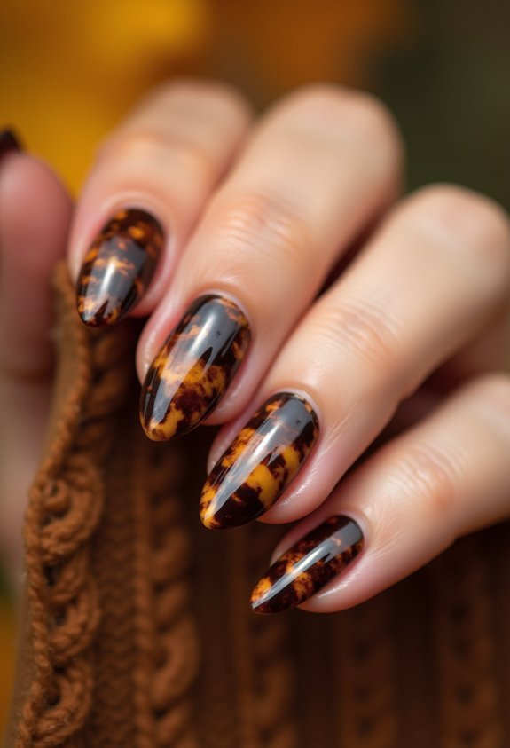 glassy caramel espresso tortoiseshell
