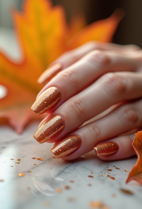 glitter nail top coat care