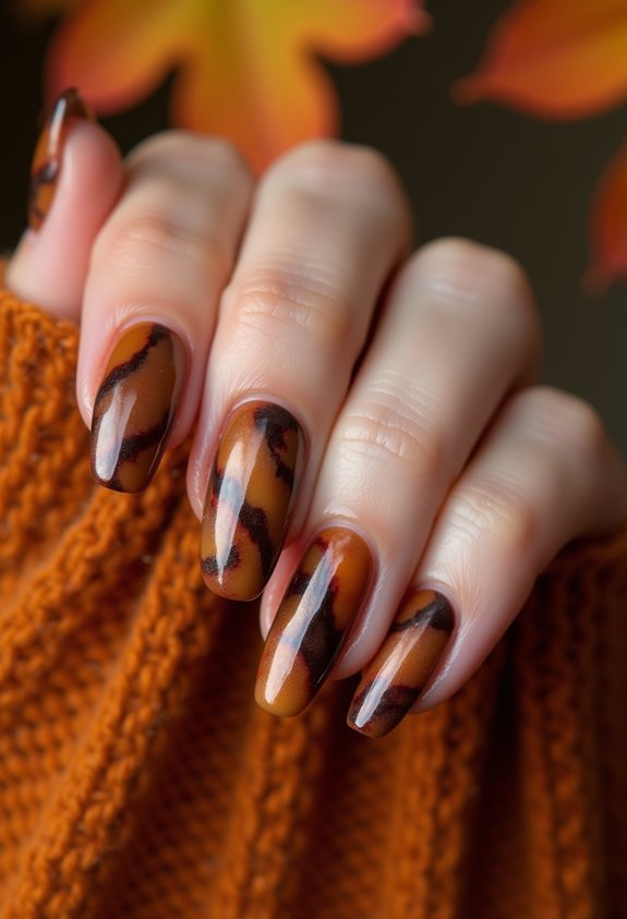 layered caramel amber tortoiseshell