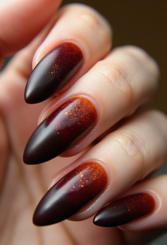 matte glossy fall texture pair