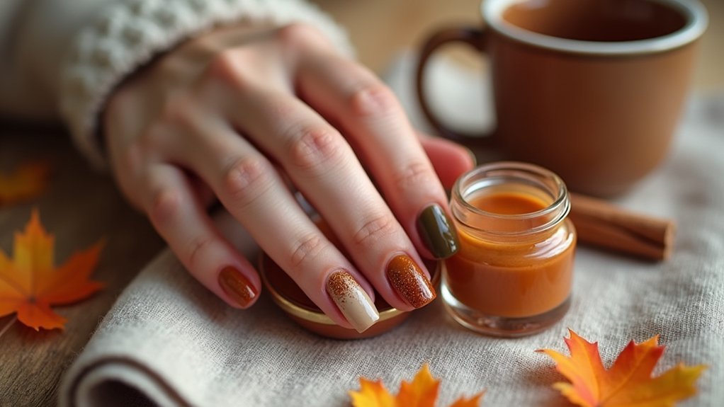 mid october autumn nail ideas