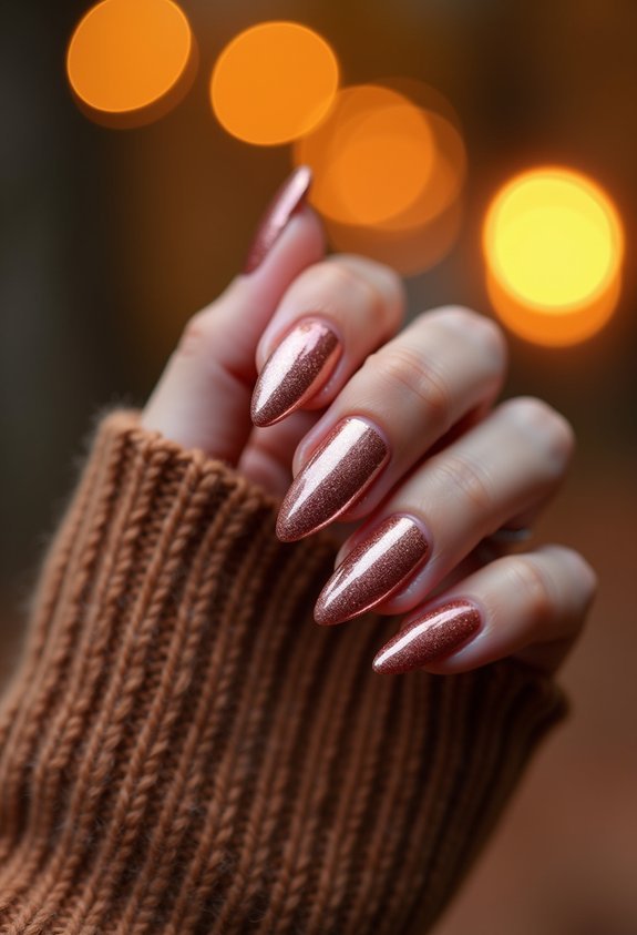 rose gold chrome date night