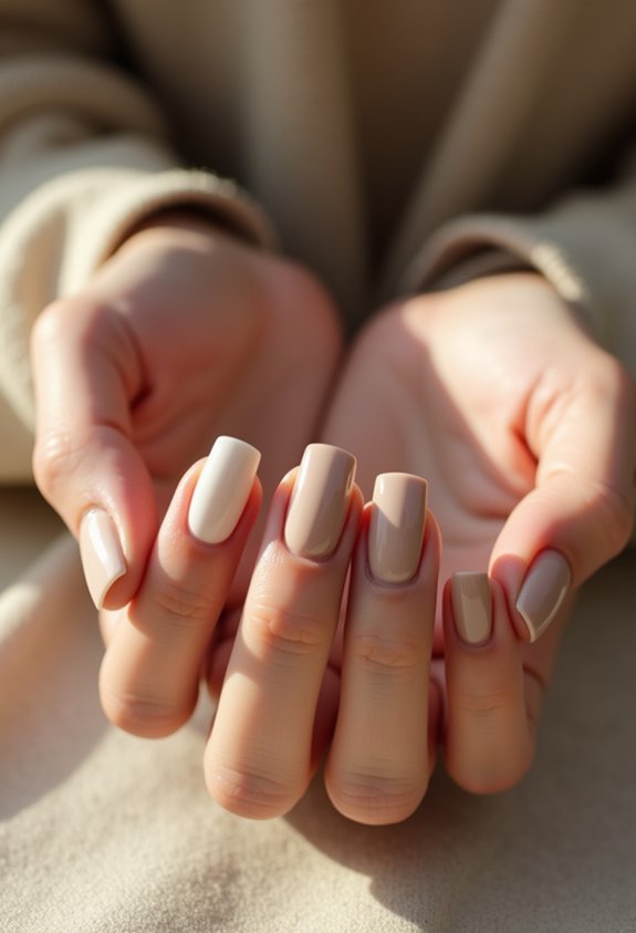short minimalist fall nail tips