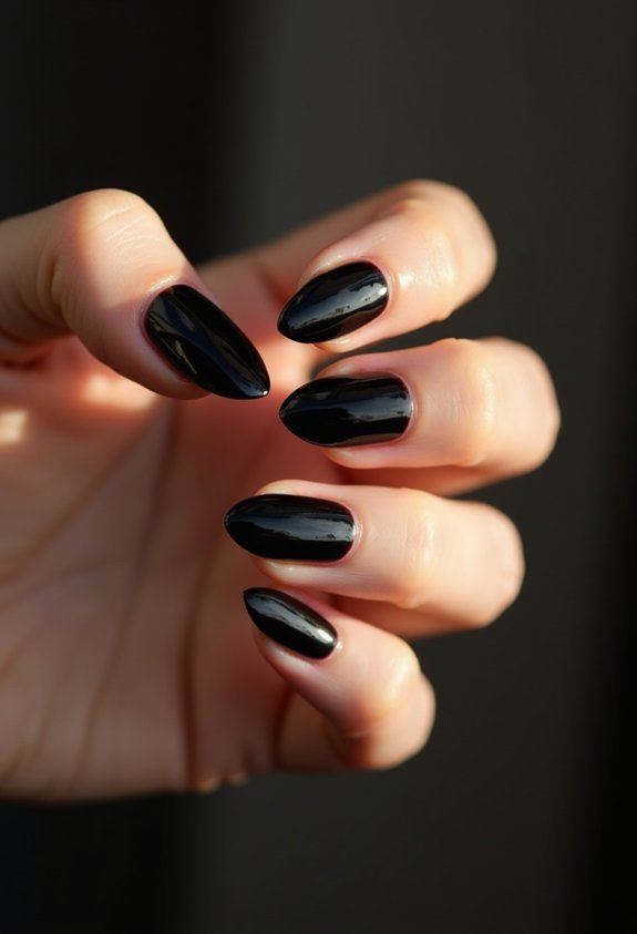 smoky black ombre fade