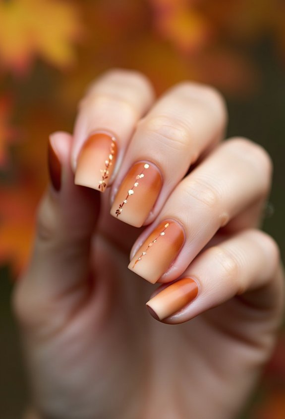 sponge ombre with two shades