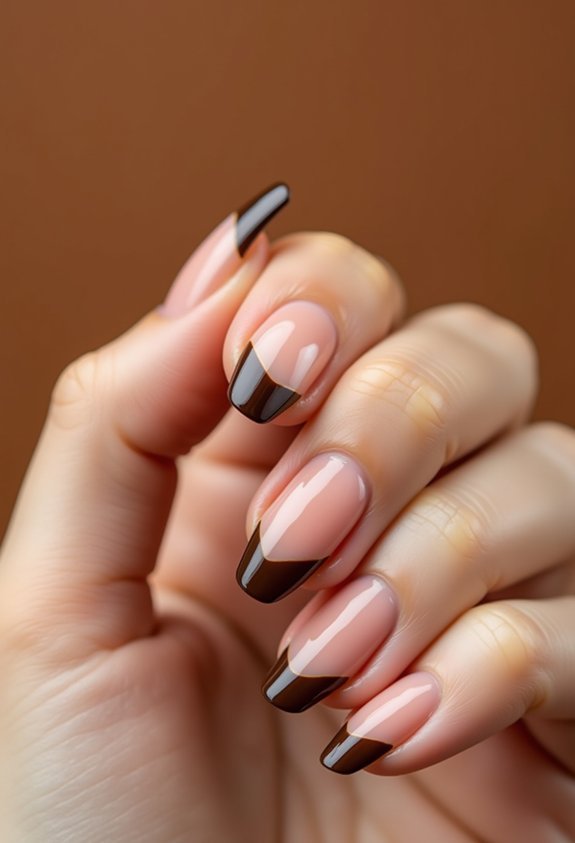 ultra thin chocolate french tips