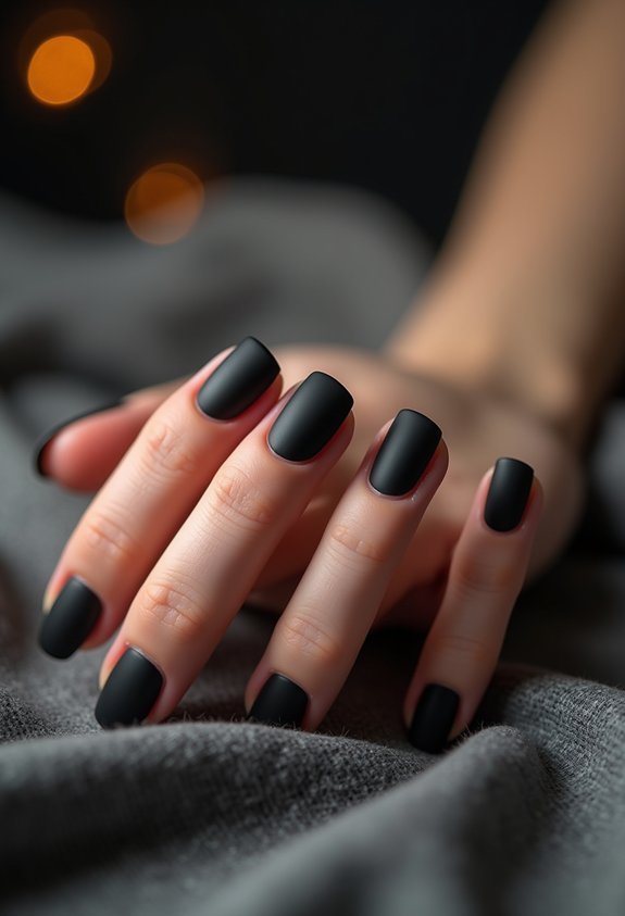 velvet matte black micro french