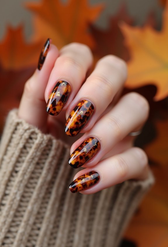 warm autumn tortoiseshell glow