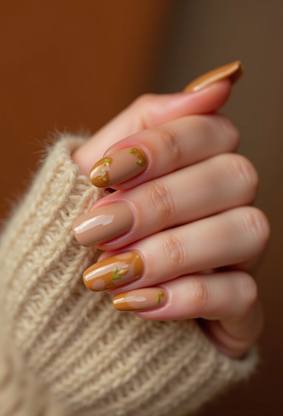 warm beige caramel minimalism